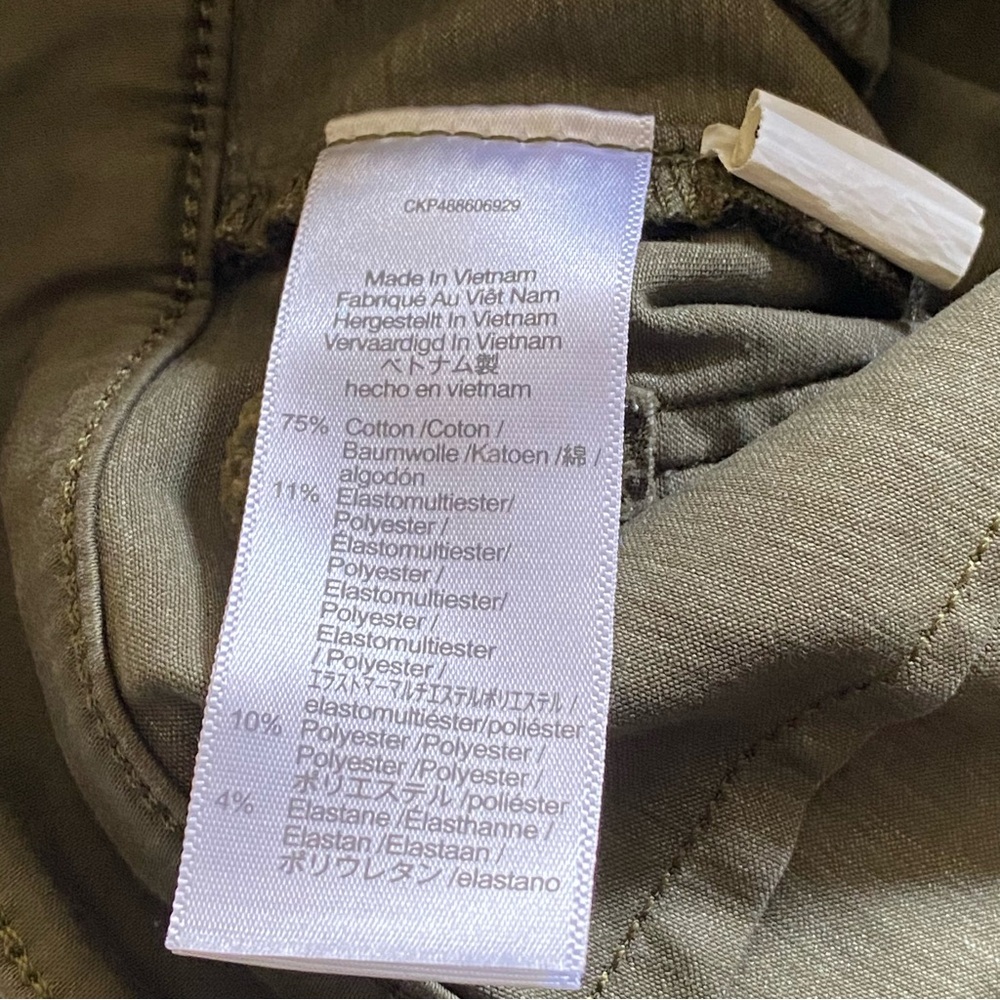 Madewell Mid-Rise Kick Out Jeans Olive Green Size 31 - Picture 16 of 17